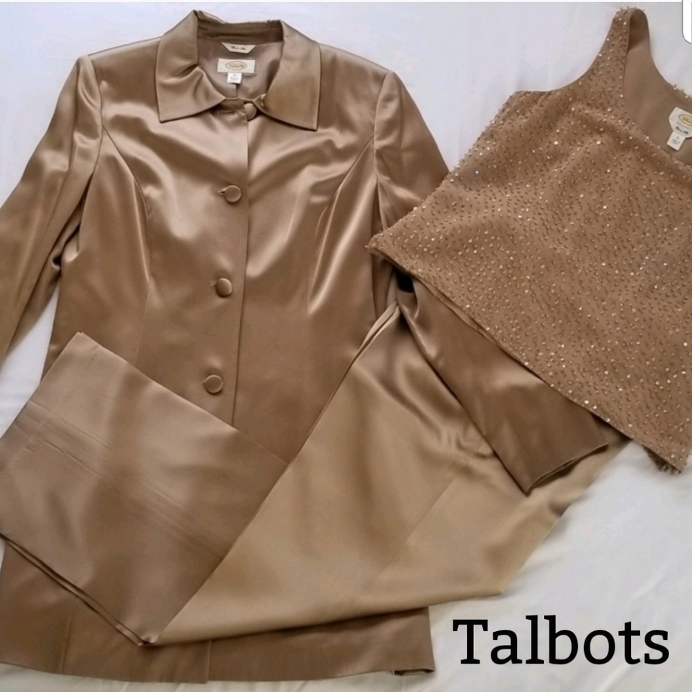 Talbot Bronze 3 piece suit, mixed sizes, EUC